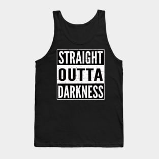 Blackout 2020 Straight Outta Darkness Novelty Distressed Tank Top